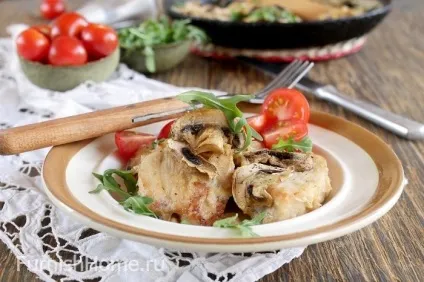 Фрікасе з курки з шампіньйонами (фрикасе) Фрікасе з курки з шампіньйонами