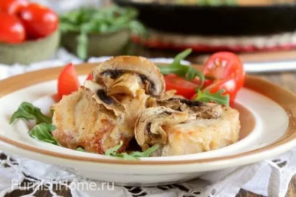 Фрікасе з курки з шампіньйонами (фрикасе) Фрікасе з курки з шампіньйонами