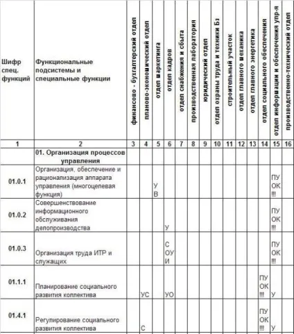 функціональна матриця