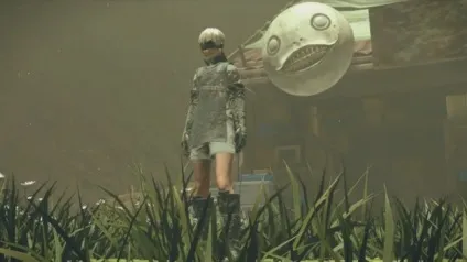 Героїню nier automata одягли в відвертий костюм, зняли маску і змусили битися з директором (одягнули) Героїню nier automata одягли в відвертий костюм, зняли маску і змусили битися з директором