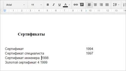 Google docs використання відступів, вкладок, і списків (списків) Google docs використання відступів, вкладок, і списків