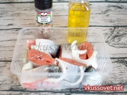 Голець солоний з маслом, рецепт з фото покроковий (покроковий) Голець солоний з маслом, рецепт з фото покроковий