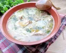 Грибна локшина з куркою смачний рецепт з фото (гриби локшина домашня курка) Грибна локшина з куркою смачний рецепт з фото