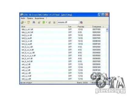 Gta-sa crazy img editor для gta san andreas (gta-sa) Gta-sa crazy img editor для gta san andreas