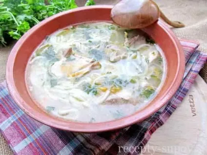 Грибна локшина з куркою смачний рецепт з фото (гриби локшина домашня курка) Грибна локшина з куркою смачний рецепт з фото