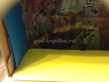 Акваріум з коробки для дитячого саду своїми руками (коробки) Акваріум з коробки для дитячого саду своїми руками