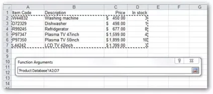 Використання функції впр (vlookup) в excel (Product Database FALSE) Використання функції впр (vlookup) в excel