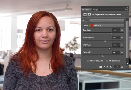 Змінити колір волосся в photoshop (волосся) Змінити колір волосся в photoshop