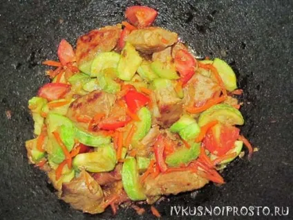 Кабачки з м'ясом - покроковий рецепт з фото, і смачно і просто