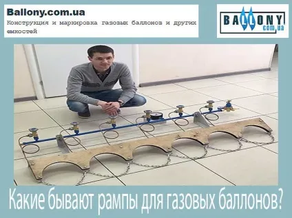 Які бувають рампи для газових балонів (чого складається рампа) Які бувають рампи для газових балонів