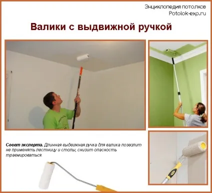 Яким валиком фарбувати стелю водоемульсійною фарбою особливості вибору (стелю) Яким валиком фарбувати стелю водоемульсійною фарбою особливості вибору