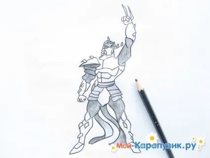 Як намалювати шредера поетапно олівцем (олівцем) Як намалювати шредера поетапно олівцем