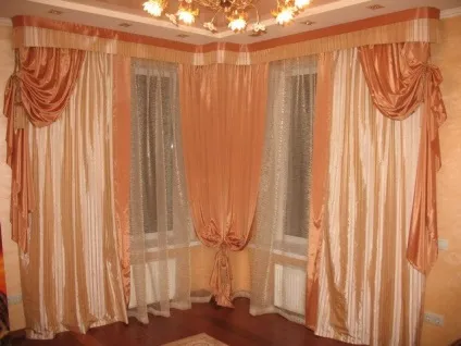 Як оформити штори на вікнах своїми руками в вітальні, в спальні, на кухні, фото новинки штор 2015 (штор) Як оформити штори на вікнах своїми руками в вітальні, в спальні, на кухні, фото новинки штор 2015