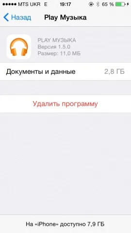 Як звільнити місце в iphone і ipad