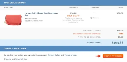 Як купувати на zappos, специфіка замовлення товарів і доставки в Україну (zappos) Як купувати на zappos, специфіка замовлення товарів і доставки в Україну