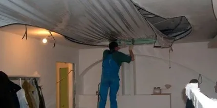 Як підготувати стелю під натяжна стеля в будинку, новобудові (натяжна) Як підготувати стелю під натяжна стеля в будинку, новобудові