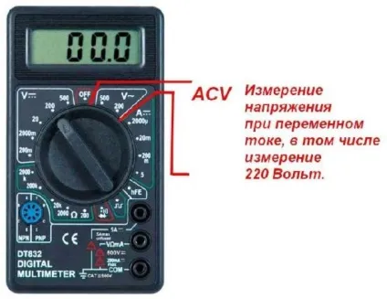 Як перевірити мультиметром напругу в розетці (розетки) Як перевірити мультиметром напругу в розетці