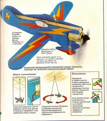 Як зробити своїми руками літак з моторчиком (зробити) Як зробити своїми руками літак з моторчиком