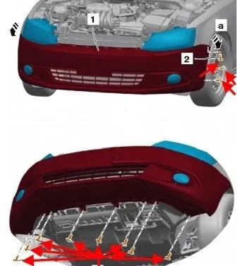 Як зняти передній і задній бампер vw jetta 6