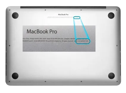 Як дізнатися модель macbook