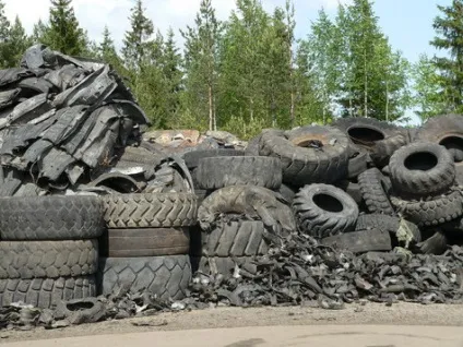 Як утилізують старі покришки в Фінляндії - автомобілі (старі) Як утилізують старі покришки в Фінляндії - автомобілі