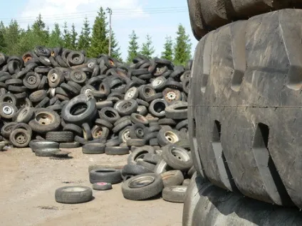 Як утилізують старі покришки в Фінляндії - автомобілі (старі) Як утилізують старі покришки в Фінляндії - автомобілі