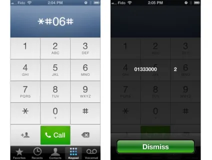 Як дізнатися imei iphone