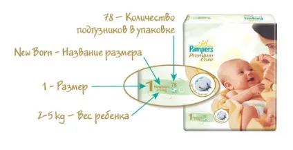 Як вибрати розмір памперсів (розмір) Як вибрати розмір памперсів