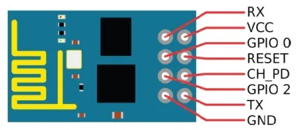 Arduino проект 30 бездротовий зв'язок (Схема підключення модуля) Arduino проект 30 бездротовий зв'язок