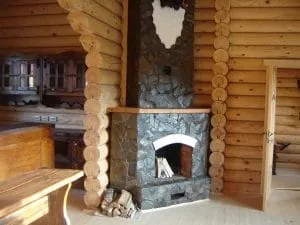 Камін в дерев'яному будинку види і вимоги до установки