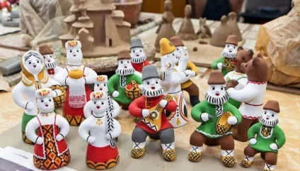 Каргопольская глиняна іграшка - історія українських народних художніх промислів (вологодське мереживо) Каргопольская глиняна іграшка - історія українських народних художніх промислів