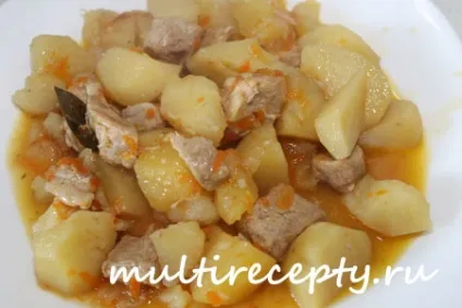 Картопля з м'ясом в мультиварці рецепт з фото ( «Гасіння» Тушкована картопля) Картопля з м'ясом в мультиварці рецепт з фото