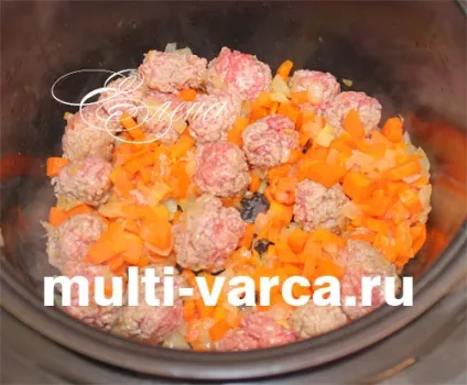 Картопля з фрикадельками в мультиварці Редмонд (картопля) Картопля з фрикадельками в мультиварці Редмонд