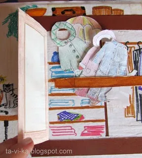 Книжка-будиночок для паперових ляльок (ляльок) Книжка-будиночок для паперових ляльок