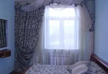 Комплект штор і покривало для спальні фото, готові наволочки (готові) Комплект штор і покривало для спальні фото, готові наволочки