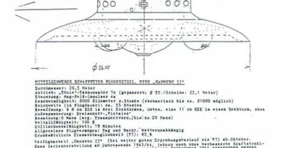 Конструкція літаючої тарілки Віктор Шаубергер