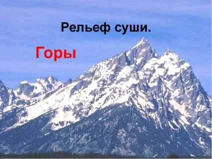 Конспект уроку презентація уроку з географії для 6 класу - основні форми (класу) Конспект уроку презентація уроку з географії для 6 класу - основні форми