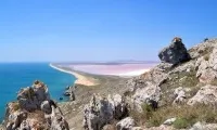 Кояшське (рожеве) озеро в криму - огляд з фото, де знаходиться на карті (рожеве) Кояшське (рожеве) озеро в криму - огляд з фото, де знаходиться на карті
