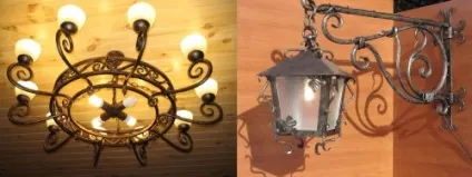 Ковані світильники огляд моделей, виготовлення своїми руками (моделей) Ковані світильники огляд моделей, виготовлення своїми руками