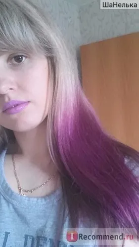Фарба для волосся l oreal colorista washout - «кольорове омбре на меліроване волосся - який ефект