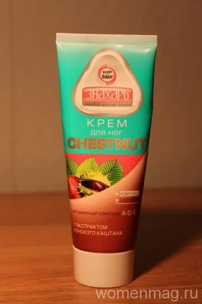 Крем для ніг «знахар» chestnut з екстрактом кінського каштана (крем для ніг знахар chestnut з екстрактом кінського каштана) Крем для ніг «знахар» chestnut з екстрактом кінського каштана