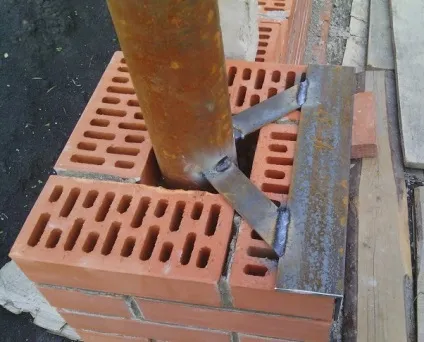 Кріпимо ворота до цегельного стовпа своїми руками (кріпимо) Кріпимо ворота до цегельного стовпа своїми руками