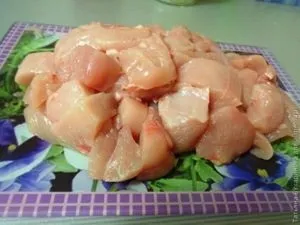 Куряче філе смажене з брюссельською капустою (філе) Куряче філе смажене з брюссельською капустою