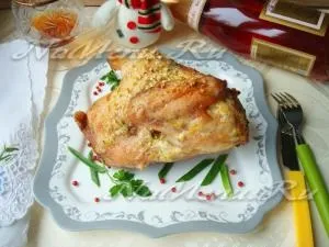 Курка з часником і майонезом в духовці, рецепт (рецепт) Курка з часником і майонезом в духовці, рецепт