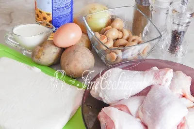 Курячі ніжки в листковому тісті - рецепт з фото (курячі) Курячі ніжки в листковому тісті - рецепт з фото