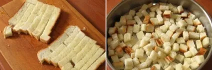 Курячий салат з грінками