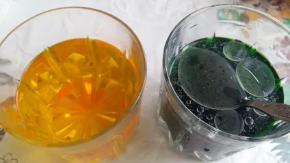 Куркума, муліне, буряк, клей пва, лак для нігтів (клей) Куркума, муліне, буряк, клей пва, лак для нігтів