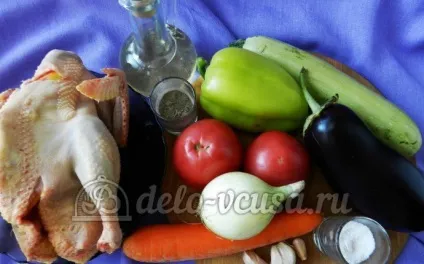 Курка під овочами покроковий рецепт (20 фото) (курка під овочами в духовці) Курка під овочами покроковий рецепт (20 фото)