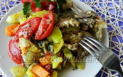 Курка під овочами покроковий рецепт (20 фото) (курка з овочами) Курка під овочами покроковий рецепт (20 фото)