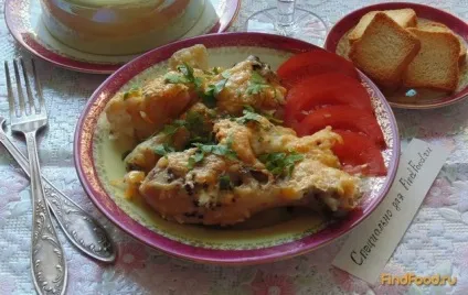 Курка запечена з цвітною капустою рецепт з фото (капустою) Курка запечена з цвітною капустою рецепт з фото